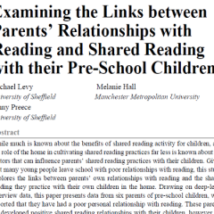 研究資訊：探討父母閱讀及與幼兒共讀之間的聯繫關係